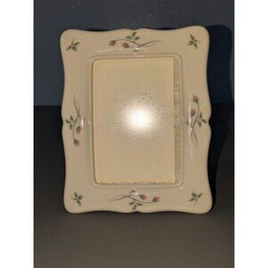 Lenox Rose Manor Pink Porcelain Picture Frame 4" x 6"